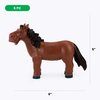 Boley Soft Farm Animal Toys - 6 Piece Small Farm Animal Figures for Kids Ages 3 and Up - Cute Soft Plastic Animal Figurines Set - Farm Animals for Toddlers