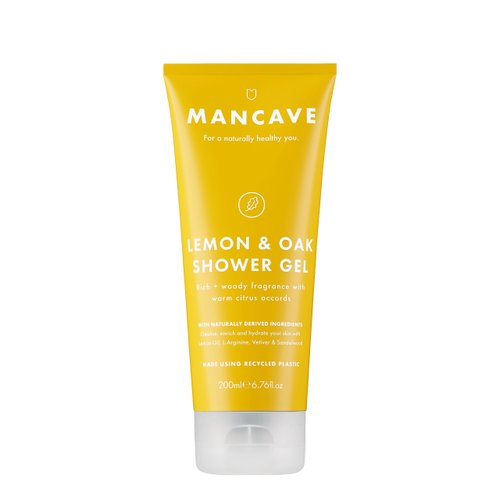 ManCave Natural Lemon & Oak Shower Gel 200ml