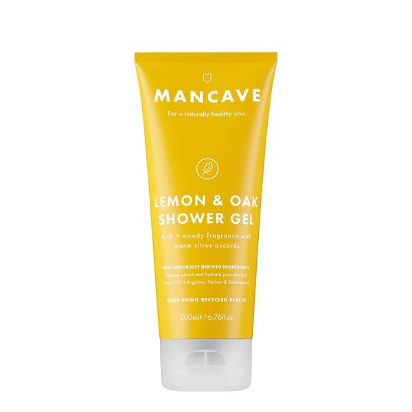 ManCave Natural Lemon & Oak Shower Gel 200ml