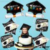 KatchOn, Congrats Grad Graduation Balloons 2024 - Big 22 Inch, Pack of 6 | Congratulations Balloons, Graduation Decorations Class of 2024 | Graduation Foil Balloons, Graduation Party Decorations 2024