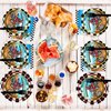 96 Pcs Dirt Bike Party Plates and Napkins Party Supplies Motorcycle Theme Party Tableware Set Motocross Dirt Bike Party Decorations Favors for Boys' Birthday Baby Shower Serves 24