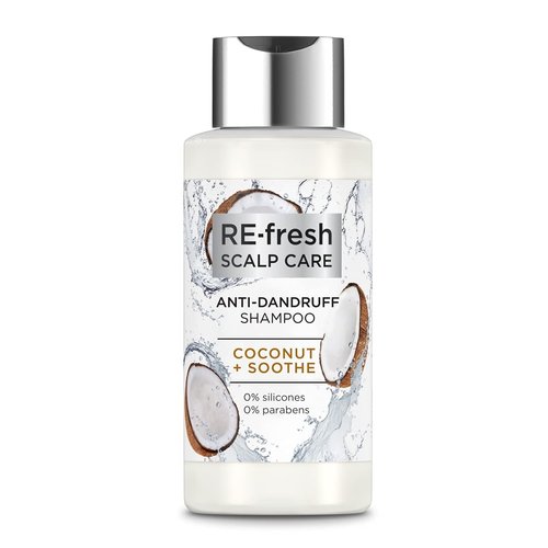 RE-fresh Scalp Care Anti-Dandruff Shampoo - Coconut + Soothe with Salicylic Acid 13.5 FL OZ (400 ml)