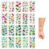 SAVITA 20 Sheets Kids Temporary Tattoos, Luminous Dinosaur Tattoo Stickers Waterproof Cartoon Fake Tattoos for Kids Toddlers Boys Dinosaur Birthday Party Favors Supplies