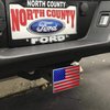 American Flag Metal Trailer Hitch Cover for 2 inch Receivers