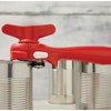 Kuhn Rikon Deluxe Auto Safety LidLifter/Can Opener, 7 x 2 x 3 inches, Red and Silver