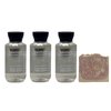 Bath & Body Works Men's Collection Graphite 2-in-1 Hair, Face & Body Wash 3 Piece Travel Size with a Himalayan Salts Springs Sample Soap.