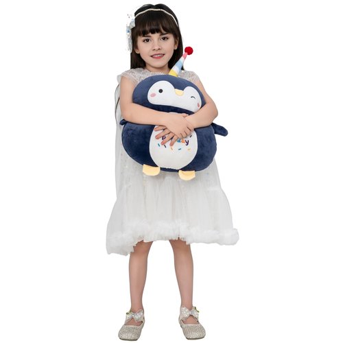 CASAGOOD 12 Inch Soft Penguin Plush Hugging Pillow Cute Birthday Penguin Stuffed Animal Plushies Toy Penguin Kids Stuffed Animals Penguin Happy Birthday Plush Toys for Birthday, Valentine, Christmas…