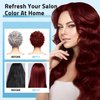 Mihkiom Dark Wine Red Hair Dye Shampoo 3 in 1 for Women & Men, Hair Color Shampoo Refresh Hair Only 20 Mins - Natural Plant - Champu Para Pintar el Pelo