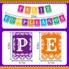 Feliz Cumpleanos Banner, Pre-Strung Happy Birthday Banner, Cinco de Mayo Banner Papel Picado, Mexican Theme Birthday Party Decorations, Fiesta Birthday Hanging Swirl Decorations
