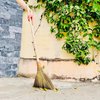 TTS For Home Vietnamese Natural Whisk Broom 45inch- Straw Soft Broom - Long Handle Broomstick for Cleaning, Decoration, Wedding