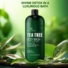 Botanic Hearth Tea Tree Body Wash, Helps with Nails, Athletes Foot, Ringworms, Jock Itch, Acne, Eczema & Odor, Soothes Itching Promotes Healthy Skin and Feet, Naturally Scented, 16 fl oz