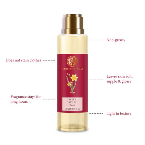 Forest Essentials After Bath Oil Nargis 130 ml (Body Oil)