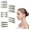 ZHOUMEIWENSP 15Pcs Metal Alligator Hair Clips for Women Girls Cute Star Snap Non Slip Metal Duck Bill Hair Pins for Thick Thin Hair Rustproof Hair Styling Accessories (Style1)