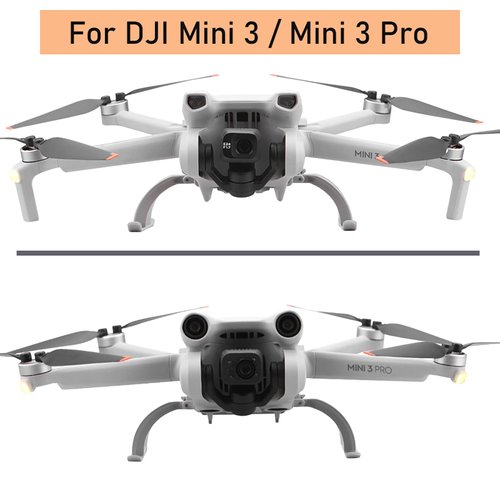 Craznick Mini 3 / Mini 3 Pro Landing Gear: Foldable Quick Release Extension Leg for DJI Mini 3 / Mini 3 Pro Drone Accessories