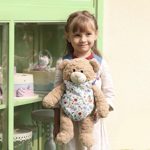 GAGAKU Baby Doll Carrier for Toddler Toy Baby Carrier for Dolls Accessories Doll Carriers for Kids – Blue (Pinecones)