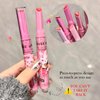 Mrettick 3 Colors Jelly Lipstick, Tinted Lip Gloss Heart Shape Lip Stain, Mirror Hydrating Jelly Love Lipstick, Long Lasting Moisturizing Tinted Lip Balm, Non-sticky (A)