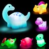 TOY Life Dinosaur Bath Toys for Kids Ages 4-8, Bath Toys for Kids Ages 1-3, Light Up Bath Toys for Boys Girls, Toddler Bath Time Toy, Baby Bath Toys, No Hole Bath Toys, Bathtub Toy for Toddler.