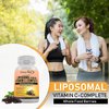 Liposomal Vitamin C with Zinc Capsules - Vit C Organic Elderberry, Amla, Camu Camu- Vitamina C High Absorption, Anti-Aging, Immune Support,1500mg/Serving 3 Month Supply Gluten Free NON GMO Veggie Caps