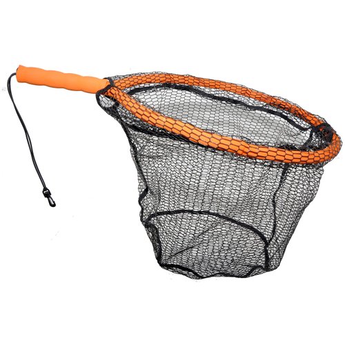 Foreverlast Inc. Generation 2 Non-Snag Floating Fishing Landing Net for Wade Fishing and Fly Fishing, G2 Pro Net, Orange