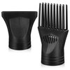 Ipetboom Hair Dryer Nozzle Blow - 2PCS Dryer Comb Attachment Hair Styling Tool Hair Dryer Parts - Hairdryer Detangle Brush Hairdressing Salon Styling Tool