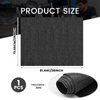 Datanly Garage Floor Mat 29 x 36 Inch Oil Spill Mat Oil Absorbent Pads Reusable, Washable, Waterproof Backing Contains Liquids, Protects Garage Floor or Driveway Surface, Black (1 Pcs)