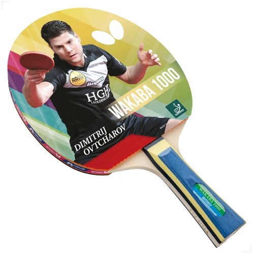 Butterfly Wakaba Table Tennis Racket – 3 Ping Pong Models - ITTF Approved Ping Pong Paddle – Ping Pong Racket Attacks with Great Speed and Spin, 1000