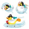 Yookidoo Jet Duck Pirate Bath Toy with Powered Water Cannon Shooter - Sensory Development & Bath Time Fun for Kids - Ages 2+