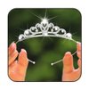 Yean Rhinestone Tiaras and Crowns Silver Crystal Tiara Headband Birthday Princess Hair Accessories for Women