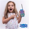 Sakar Peppa Pig Molded Walkie Talkie for Kids, Safe and Flexible Antenna, Over 1000ft Range, Easy-to-Use Power Switch, Belt Clip, Pack of 2, Camping Accessories, 2-Pack, Outdoor Toys
