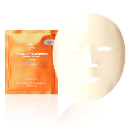 Germaine de Capuccini - Timexpert Radiance C+ | Glow Force Mask - Vitamin C Anti-Fatigue Facial Mask - Extraordinary luminosity and nourishment in 15 minutes - 0.6. Fl oz