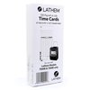 Lathem Time E7-100 Universal 2-Sided Time Cards for 7000E Time Recorder, Numbered 1-100, 100/Pack, 3 1/2 x 7 1/4