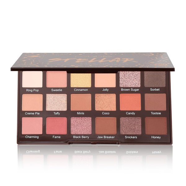 Eye Shadow Palette Pro, Eye Shadow Palette Professional 18 Colors High Pigmented Warm Neutral Metallic Blendable Creamy Eye Shadow Pallet Set(Smoky Eye Shadow)
