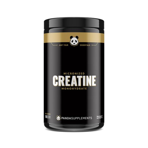 Underground Bio Labs: Panda Supps Micronized Creatine 5000mg | Pre and Post Workout Recovery Drink | Enhanced Muscle Mass, Athletic Performance, and Muscle Recovery - Unflavored (100 Servings)