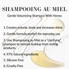 Gentle Volumizing Honey Shampoo - Shampooing Au Miel by Leonor Greyl - 97% Natural Ingredients, Lavender Honey, French Rose Extracts Build Volume, Flexibility & Shine. 4 fl Oz. Made In France.