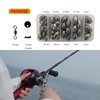 Egg Fishing Sinkers Weights Assortment Lead Oval Shape Bass Casting Worm Weights Tackle for Saltwater Freshwater Fishing
