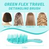 JCWish Detangling Hair Brush With Scented - Wet Or Dry Hair Brush - Mood-Boosting Detangling Brush For Curly, Thick, Natural, Straight, Fine Hair - Snag Free - 2 Count (Rosemary)