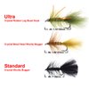 wifreo 30/90PCS Wooly Bugger Fly Fishing Lures Streamer Assortment with Waterproof Fly Box