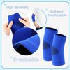 Kasyat Kids Elbow Brace Knit Compression Elbow Sleeve Compression Brace Gym Arm Sleeve Gym Elbow Support for Boys and Girls Teen Weight Lifting Sports(2 Pieces,Medium)