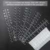 JASSINS 120pcs Color Display Tips for Nail, Clear Nail Art Display Chart Nail Polish Display Tips, Nail Swatches Training Practicing Sticks with Adhesive Sticker