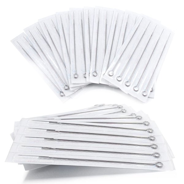 TONBAO 50pcs 3RL, 5RL, 7RL, 9RL, 3RS, 5RS, 7RS, 9RS, 5M1, 7M1#12 Stick and Poke Needles