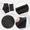 AUEAR, 100 Pack Disposable Spa Facial Headband Elastic Headband Wrap Non-Woven Skincare Head Bands Hair Band with Convenient Closure for Women Girls (Black)