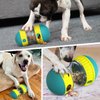 COSOWO Interactive Dog Treat Dispenser and Puzzle Toys, Dog Slow Food Feeder Rolling Ball for Reducing Boredom and IQ Training Toys, Green