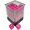 DND Dice Set-Chessex D&D Dice-12mm Opaque Pink and White Plastic Polyhedral Dice Set-Dungeons and Dragons Dice Includes 36 Dice – D6 (CHX25844)