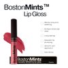 Boston Mints Mint Tucket Red Lip Gloss (.25oz) -Vegan, gluten-free, cruelty-free formula with Aloe, Vitamins C & E, and a refreshing hint of spearmint extract for soft and hydrated lips.
