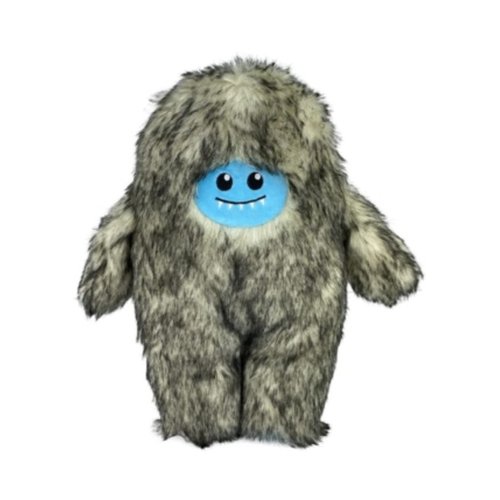 Multipet Yeti Betty Plush Monster with Squeaker 10 Inches Dog Toy (Assorted Color/Style, 1 Pack)