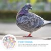 FRCOLOR 300 Pcs Stacking para Canarios 3mm Parrot Toys Bird Foot Rings Toys for Birds para periquitos australianos 4mm Cockatiel Leg Band 6mm Bird Toy Number Copper Bird