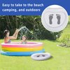2 Pack Inflatable Pool Foot Bath Basin-Folding Pool Foot Wash Basin Tub-Portable Foot Bath Basin Pool for Outdoor Backyard and Swimming Pools