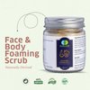 Nature-o-Care Face & Body Foaming Scrub with Kokum Butter & Almond Oil - Reduces Stretch Marks, Fine Lines, Wrinkles, and Sun Damage, Vegan & Cruelty-Free, 100g