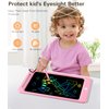 Beydoa LCD Writing Tablet for Kids, 12 Inch Colorful Doodle Board, Drawing Tablet Writing Board, Toddler Learning Toys for 3 4 5 6 7 8 Years Old Boys Girls, Educational Toys Birthday Gifts, Pink
