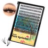 Dedila Pro Grafting Mixed 10-12-14mm.12-14-16mm/11-13-15mm/16-18-20mm 20Roots Natural Long Individula False Eyelashes Cluster Thickness 0.07mm D Curl Volume Eye Lashes (11-13-15mm)